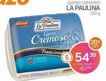 Alvear Queso Cremoso La Paulina oferta