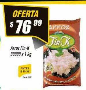 Supermercados Comodin Arroz Fin-k 00000 oferta