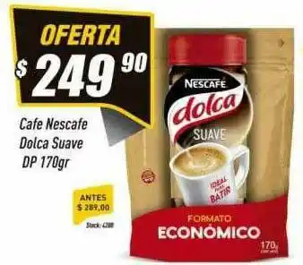 Supermercados Comodin Cafe Nescafe Dolce Suave oferta