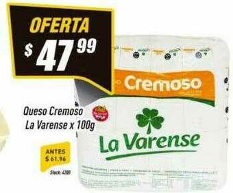 Supermercados Comodin Queso Cremoso La Varense oferta