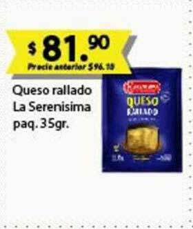 Supermercados Damesco Queso Rallado La Serenisima oferta