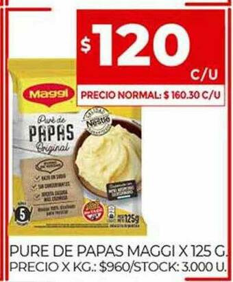 Supermercados DIA Pure De Papas Maggi oferta