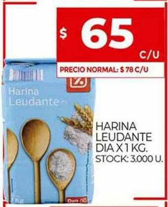 Supermercados DIA Harina Leudante Dia oferta