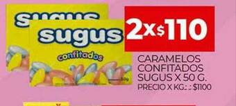 Supermercados DIA Caramelos Confitados Sugus oferta
