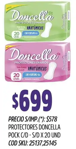 Supermercados Yaguar Doncella protectores pock c/d - s/d oferta