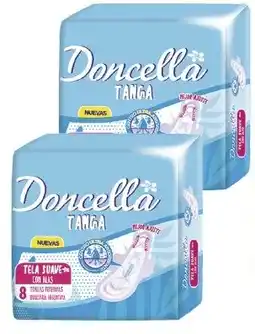 Supermercados Yaguar Doncella toallas femeninas tanga con alas oferta