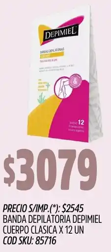 Supermercados Yaguar Depimiel banda depilatoria cuerpo clasica oferta