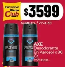Diarco Axe desodorante en aerosol oferta