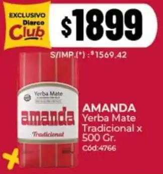 Amanda yerba mate tradicional