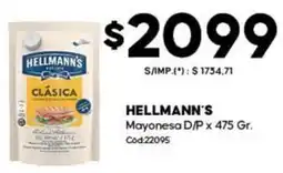 Diarco Hellmann's mayonesa d/p oferta