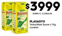 Diarco Playadito yerba mate suave oferta