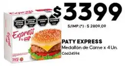 Diarco Paty express medallón de carne oferta