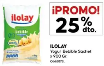 Diarco Ilolay yogur bebible sachet oferta