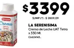 Diarco La serenisima crema de leche uat tetra oferta