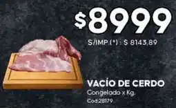 Diarco Vacío de cerdo congelado oferta