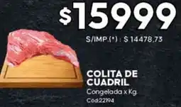 Diarco Colita de cuadril congelada oferta