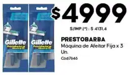 Diarco Gillette prestobarba máquina de afeitar fija oferta