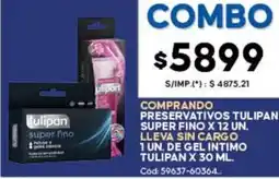 Diarco Tulipan comprando preservativos super fino oferta