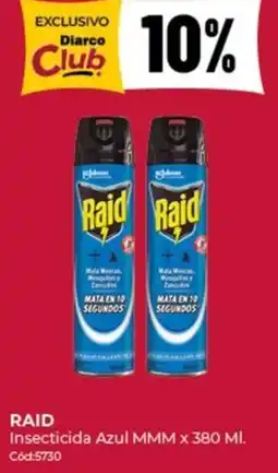 Diarco Raid insecticida azul mmm oferta