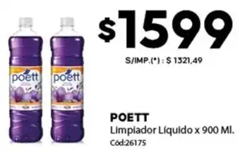 Diarco Poett limpiador líquido oferta