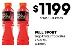 Diarco Full sport jugo frutas tropicales oferta