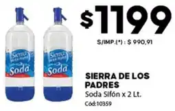 Diarco Sierra de los padres soda sifón oferta