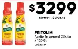 Diarco Fritolim aceite en aerosol clásico oferta