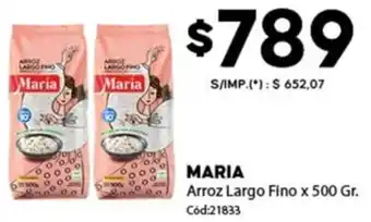 Diarco Maria arroz largo fino oferta