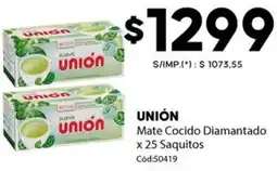 Diarco Unión mate cocido diamantado oferta