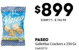 Diarco Paseo galletitas crackers oferta