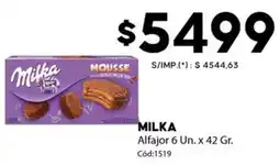 Diarco Milka alfajor oferta