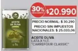 Carrefour Carrefour classic aceite oliva lata oferta