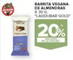 Carrefour Laddubar gold barrita vegana de almendras oferta
