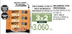 Carrefour Not mila milanesa con provenzal flow pack oferta