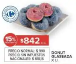 Carrefour Donut glaseada oferta