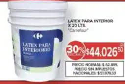 Carrefour Carrefour látex para interior oferta