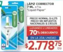 Carrefour Liquid paper lápiz corrector oferta