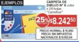 Carrefour Carrefour carpeta de dibujo n° 5 color oferta