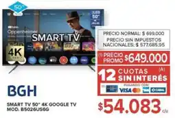 Carrefour Bgh smart tv 50" oferta