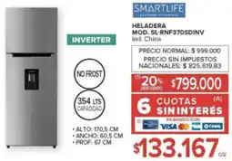 Carrefour Smartlife heladera oferta