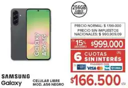 Carrefour Samsung galaxy A56 5G celular libre oferta