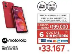 Carrefour Motorola celular libre oferta