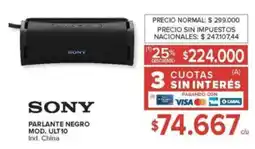 Carrefour SONY PARLANTE NEGRO oferta