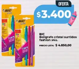 Supermayorista Vital Bic bolígrafo cristal surtidos fashion oferta