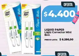 Supermayorista Vital Liquid paper lápiz corrector mini oferta