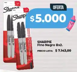 Supermayorista Vital Sharpie fino negro oferta