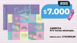 Supermayorista Vital Carpeta n°5 varlas estampas oferta