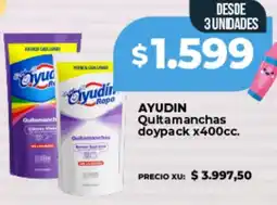 Supermayorista Vital Ayudín quitamanchas doypack oferta