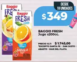 Supermayorista Vital Baggio fresh jugo oferta