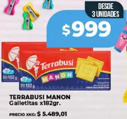 Supermayorista Vital Terrabusi manon galletitas oferta
